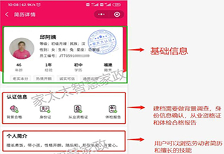 家太太智慧家政平台，在线预览家政人员诚信信息